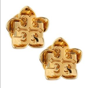 Tory Burch Cecile Flower Stud Earrings